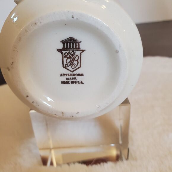 Vtg Charleston, S.C. Coat Of Arms Mug Gold Rim Made in USA Attleboro Mass. - Picture 6 of 9